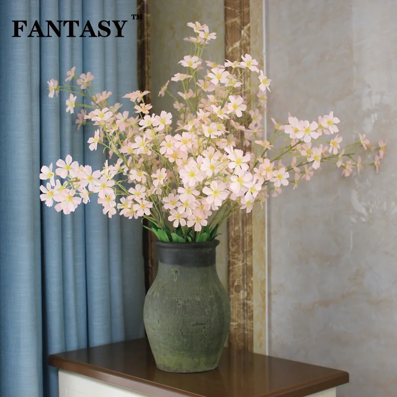 FANTASY High Quality Artificial Daisy Flower Home Decor Fake Chrysanthemum Branch Silk Simulation Plant Handmade wedding Arrange
FANTASY High Quality Artificial Daisy Flower Home Decor Fake Chrysanthemum Branch Silk Simulation Plant Handmade wedding Arrange