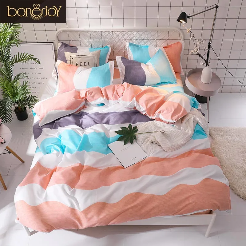 Bonenjoy Rainbow Bed Linen Set Multicolor Bedding Set for Girls Single Twin Size Quilt Cover Bedding Sheet Queen King Bed Sets
Bonenjoy Rainbow Bed Linen Set Multicolor Bedding Set for Girls Single Twin Size Quilt Cover Bedding Sheet Queen King Bed Sets