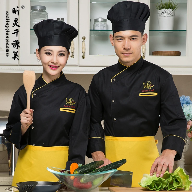 Hotel Chef Garment Ventilation Chef Costume Western Restaurant Kitchen Clothes Men's Clothes Chef's Work Clothes Black J298
Hotel Chef Garment Ventilation Chef Costume Western Restaurant Kitchen Clothes Men's Clothes Chef's Work Clothes Black J298