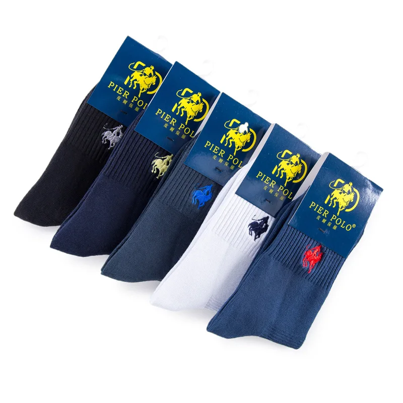 PIER POLO socks 5 Pairs/lot Autumn winter men's cotton socks double needle embroidery Meias Harajuku Happy Men's Business Socks
PIER POLO socks 5 Pairs/lot Autumn winter men's cotton socks double needle embroidery Meias Harajuku Happy Men's Business Socks