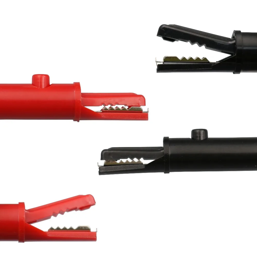 1Pair Red and Black Push Button Alligator Clip Test Crocodile Clamp with 4mm Banana Socket
1Pair Red and Black Push Button Alligator Clip Test Crocodile Clamp with 4mm Banana Socket