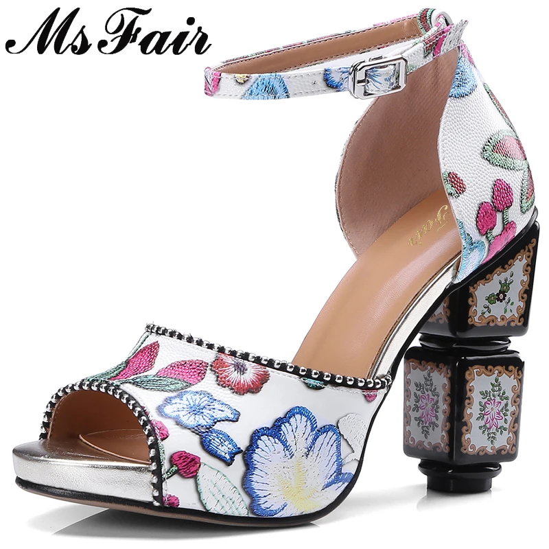 MsFair Flower Mixed Colors Sandals Shoes Woman Fashion Metal Buckle Peep Toe High Heels Sandals Women Brand Sandales Femme Shoes
MsFair Flower Mixed Colors Sandals Shoes Woman Fashion Metal Buckle Peep Toe High Heels Sandals Women Brand Sandales Femme Shoes