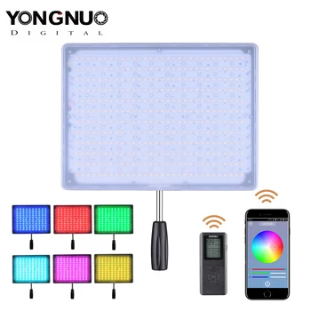 YONGNUO YN600 RGB Professional 5500K+RGB LED Video Light Soft Light Adjustable Brightness w/Remote Controller Support APP
YONGNUO YN600 RGB Professional 5500K+RGB LED Video Light Soft Light Adjustable Brightness w/Remote Controller Support APP