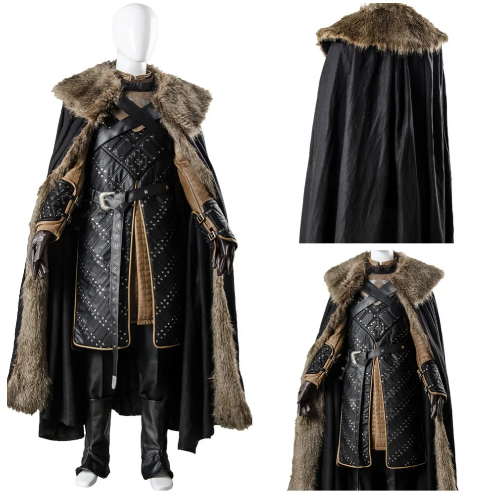 Game Of Thrones Season 7 Jon Snow Cosplay Costume Stark Armor Battle Suit A Song of Ice and Fire Rivets Uniform Full Set
Game Of Thrones Season 7 Jon Snow Cosplay Costume Stark Armor Battle Suit A Song of Ice and Fire Rivets Uniform Full Set