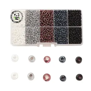 2 Boxes 8/0 3mm Opaque Glass Seed Beads Opaque Colours & Lustered & Ceylon Round Mixed Color for DIY Jewelry Hole: 0.8mm
2 Boxes 8/0 3mm Opaque Glass Seed Beads Opaque Colours & Lustered & Ceylon Round Mixed Color for DIY Jewelry Hole: 0.8mm