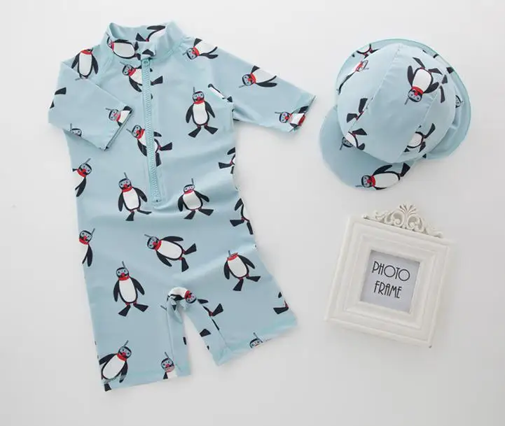 Nyan Summer Baby Boy Swimwear+Hat 2pcs Set Penguin Animals Swimming Suit Infant Toddler Kids Children Spa Beach Bathing Retail
Nyan Summer Baby Boy Swimwear+Hat 2pcs Set Penguin Animals Swimming Suit Infant Toddler Kids Children Spa Beach Bathing Retail