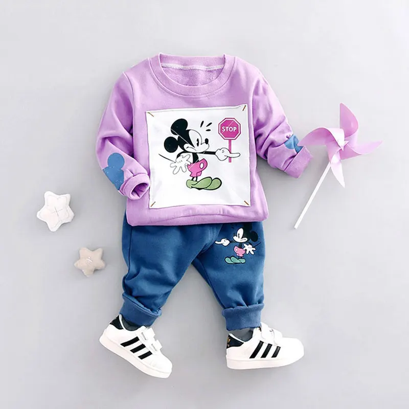 2017 Baby Girls sets kids Infant clothes Cartoon Mouse prints t shit+pants Sets Spring Child baby Girls sports Outerwear clothin
2017 Baby Girls sets kids Infant clothes Cartoon Mouse prints t shit+pants Sets Spring Child baby Girls sports Outerwear clothin