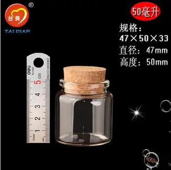 2PCS Tiny Empty Clear Empty Wishing Vials with Cork Glass Bottles Jars Containers 47*50*33mm 50.0 ML
2PCS Tiny Empty Clear Empty Wishing Vials with Cork Glass Bottles Jars Containers 47*50*33mm 50.0 ML