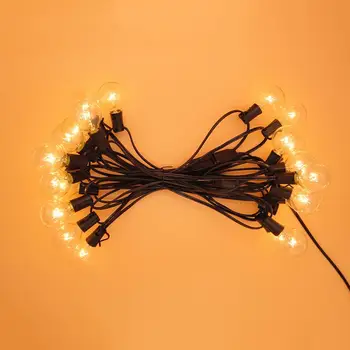 G40/E12 Globe Bulb String Lights With 25 Clear Ball Vintage Bulbs Hanging Patio String Lighting EU/US Plug Decoration Lamp
G40/E12 Globe Bulb String Lights With 25 Clear Ball Vintage Bulbs Hanging Patio String Lighting EU/US Plug Decoration Lamp