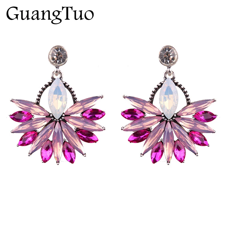 EK2148 European Big Brand Luxury Crystal Flower Gem Drop Earrings For Women Vintage Love Wedding Earring Statement Brincos Gift
EK2148 European Big Brand Luxury Crystal Flower Gem Drop Earrings For Women Vintage Love Wedding Earring Statement Brincos Gift