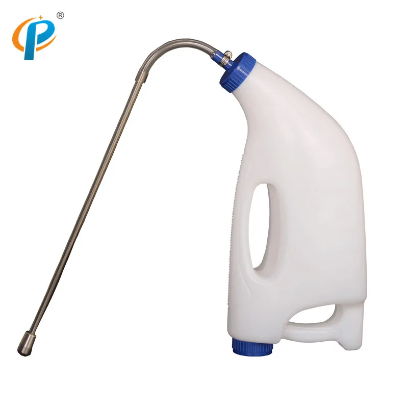 CP 4Liter Plastic Calf Drench Bottle with Stainless Steel 304 Drinking Medicine Hose
CP 4Liter Plastic Calf Drench Bottle with Stainless Steel 304 Drinking Medicine Hose