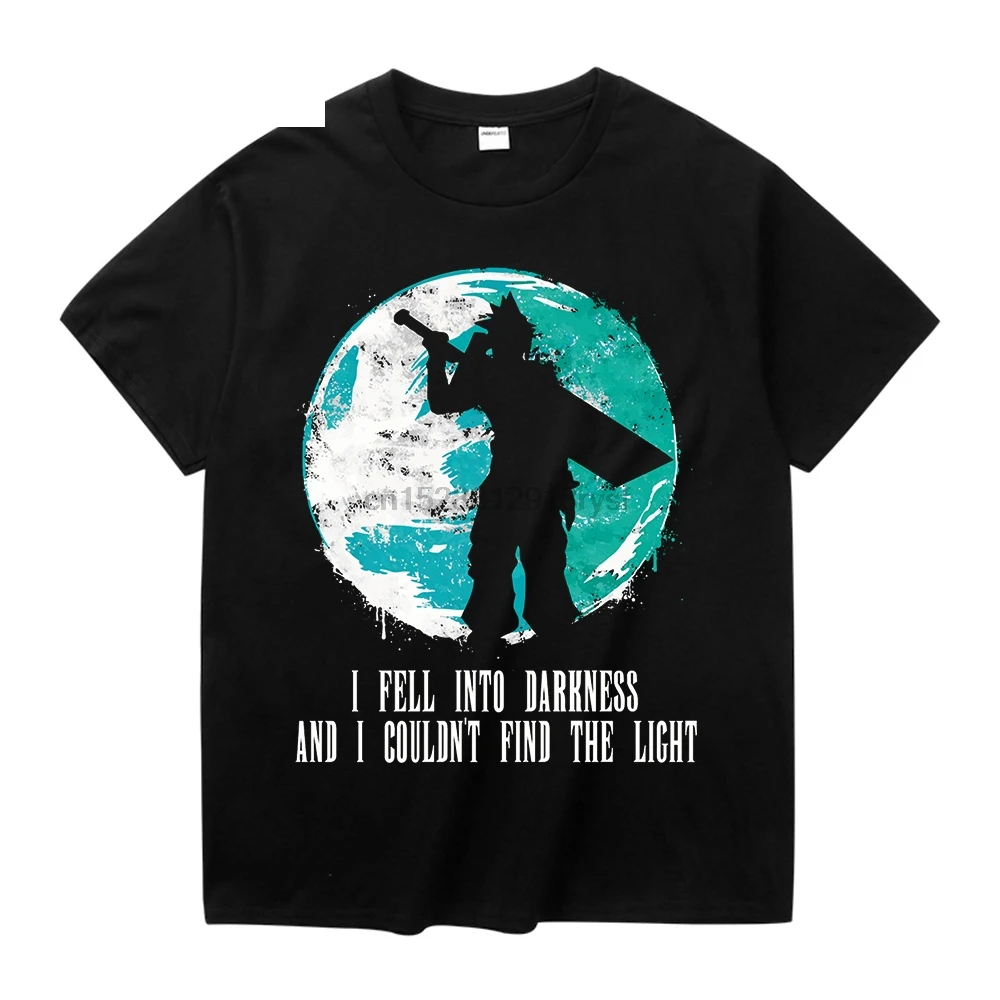 Round Collar Final Fantasy t shirt I Fell Into Darkness And I Couldn Find The Light Cartoon Tees Unisex Special T Shirt
Round Collar Final Fantasy t shirt I Fell Into Darkness And I Couldn Find The Light Cartoon Tees Unisex Special T Shirt