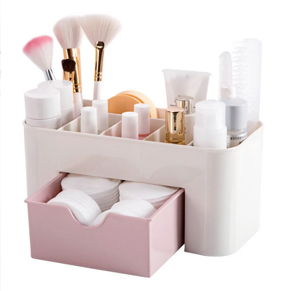 Multifunctional Plastic Desk Organizer Drawer Jewelry Case Cosmetic Storage Box Cotton Swabs Holder Make Up Container Boxes
Multifunctional Plastic Desk Organizer Drawer Jewelry Case Cosmetic Storage Box Cotton Swabs Holder Make Up Container Boxes