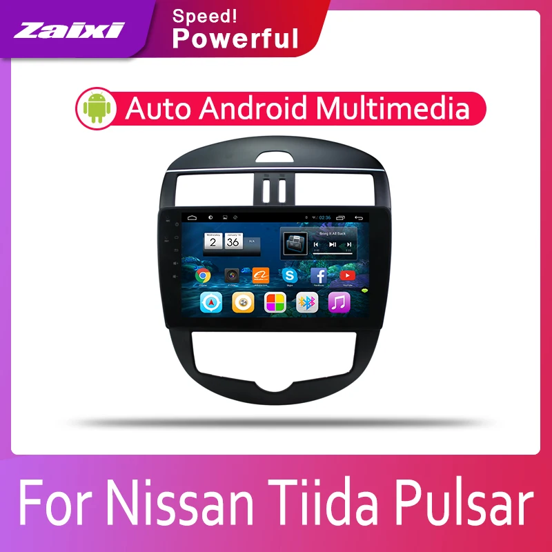 Автомагнитола ZaiXi Android 2 Din мультимедийный видеоплеер стерео GPS карта для Nissan Tiida