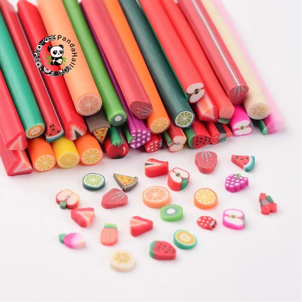 100 Strands 50mm Tiny Fruit /Flower Polymer Clay Nail Art Decoration Nail Care Sticker No Hole Tubes Mixed Shape Color DIY
100 Strands 50mm Tiny Fruit /Flower Polymer Clay Nail Art Decoration Nail Care Sticker No Hole Tubes Mixed Shape Color DIY