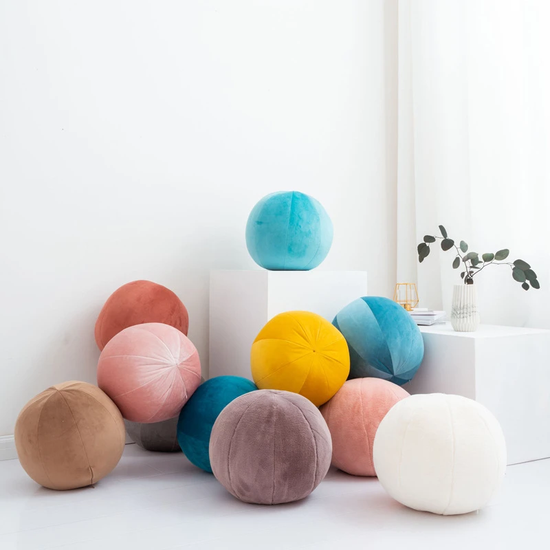 30cm Round Nordic Velvet 8 Petals Concealed Pure Color Round Cushion Futon Home Model Decoration Pillow Morning Ball
30cm Round Nordic Velvet 8 Petals Concealed Pure Color Round Cushion Futon Home Model Decoration Pillow Morning Ball