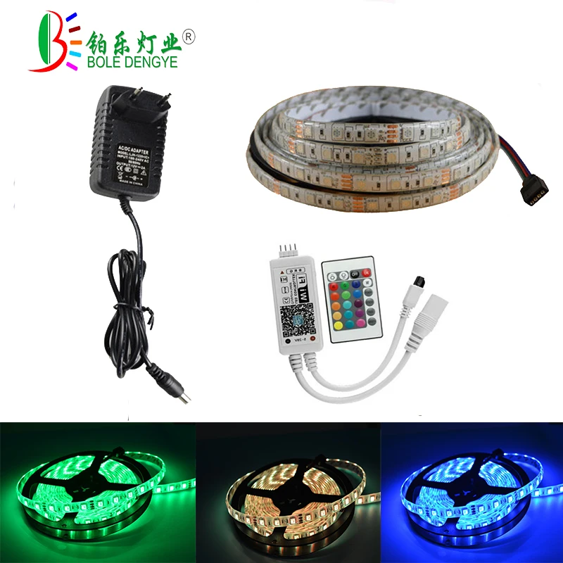5M LED Strip Lights, WiFi Wireless Smart Phone Remote Rope Lighting Kit,DC12V 300LEDs 5050 RGB Dimmable Color Changing Lighting
5M LED Strip Lights, WiFi Wireless Smart Phone Remote Rope Lighting Kit,DC12V 300LEDs 5050 RGB Dimmable Color Changing Lighting