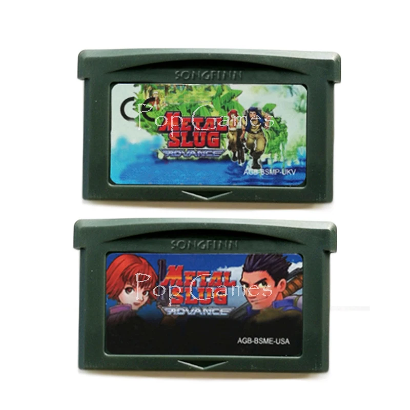 Black Shell USA EUR Metal Slug Advance for 32 Bit Video Game Cartridge Console Card Handheld Player
Black Shell USA EUR Metal Slug Advance for 32 Bit Video Game Cartridge Console Card Handheld Player