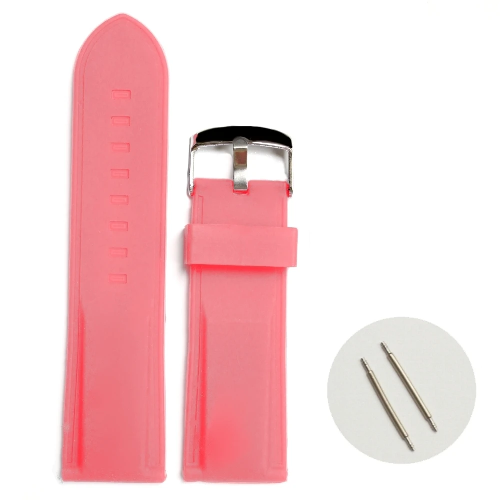 24mm Charming Pink Silicone Jelly Rubber Ladies Watch Band Straps WB1054O24JB
24mm Charming Pink Silicone Jelly Rubber Ladies Watch Band Straps WB1054O24JB
