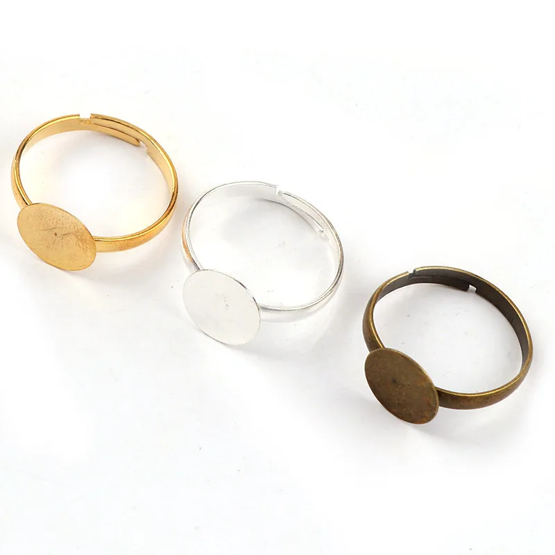 10mm Fashion Adjustable Ring Flat Pad bezel Embellishments Cabochon Bases Setting Blanks DIY Ring Jewelry Supplies Finding
10mm Fashion Adjustable Ring Flat Pad bezel Embellishments Cabochon Bases Setting Blanks DIY Ring Jewelry Supplies Finding
