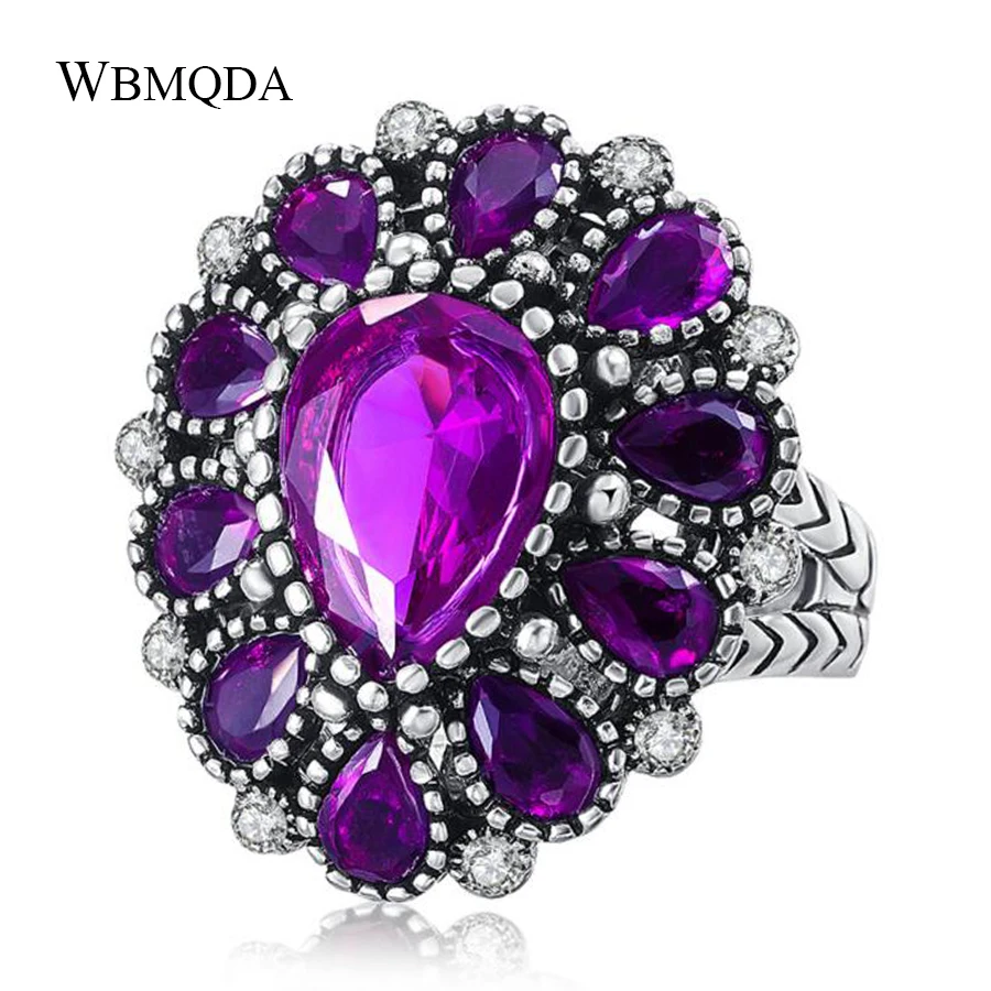 Wbmqda New Elegant Water Drop Silver Color Rhinestone Engagement Rings For Women Unique Vintage Jewelry Gifts
Wbmqda New Elegant Water Drop Silver Color Rhinestone Engagement Rings For Women Unique Vintage Jewelry Gifts