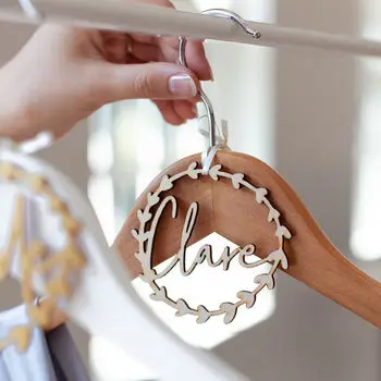 Customized wooden wedding hanger charm, bridal hanger, wedding party hanger personalized wreath bride wedding dress hanger
Customized wooden wedding hanger charm, bridal hanger, wedding party hanger personalized wreath bride wedding dress hanger