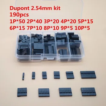 190pc Dupont sets Kit 1P/2P/3P/4P/5P/6P/7P/8P/9P/ 10Pin Housing Plastic Shell Terminal Jumper Wire Connector set with box
190pc Dupont sets Kit 1P/2P/3P/4P/5P/6P/7P/8P/9P/ 10Pin Housing Plastic Shell Terminal Jumper Wire Connector set with box