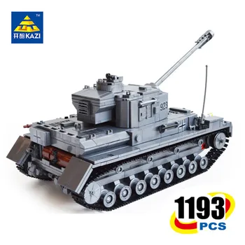 KAZI Military German tank NO.4 F2 Tiger323 Tank Building Blocks world warII Educational collection LARGE model toys gift for boy
KAZI Military German tank NO.4 F2 Tiger323 Tank Building Blocks world warII Educational collection LARGE model toys gift for boy