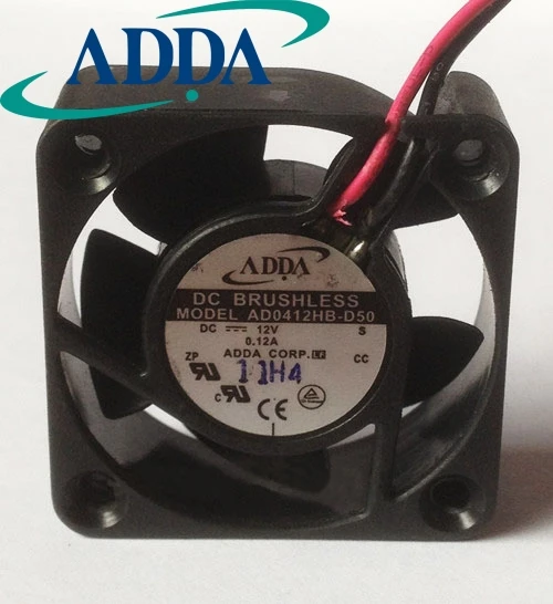 2pcs 4015 AD0412HB-D50 4 cm 40mm 12 V 0.12A cooling fan