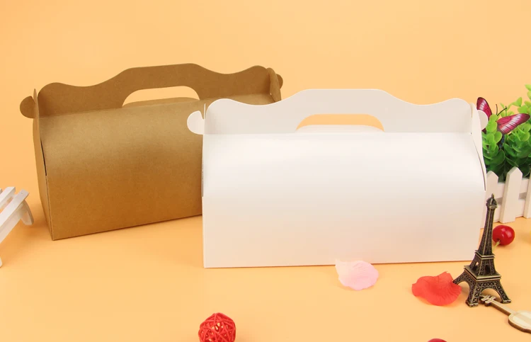 35pcs 27.5*10.5*7.5cm White Packaging Kraft Paper Mousse Box with Handle For Candy\Cake\Dessert Packing boxes
35pcs 27.5*10.5*7.5cm White Packaging Kraft Paper Mousse Box with Handle For Candy\Cake\Dessert Packing boxes