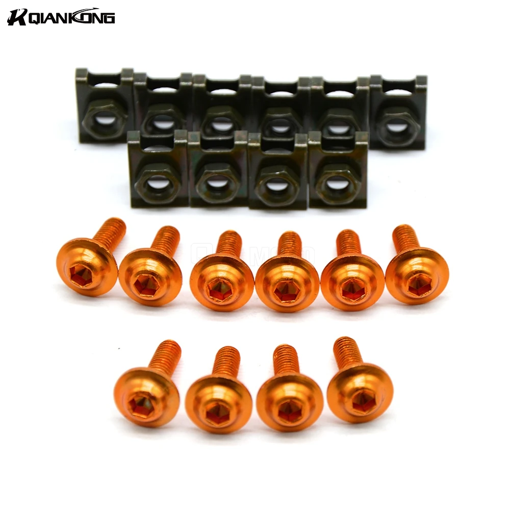 10 pieces 6mm motorcycle fairing body screws for honda shadow vt 750 vt600 1100 600 750 Aprilia SHIVER/GT 07-13 DORSODURO 750
10 pieces 6mm motorcycle fairing body screws for honda shadow vt 750 vt600 1100 600 750 Aprilia SHIVER/GT 07-13 DORSODURO 750