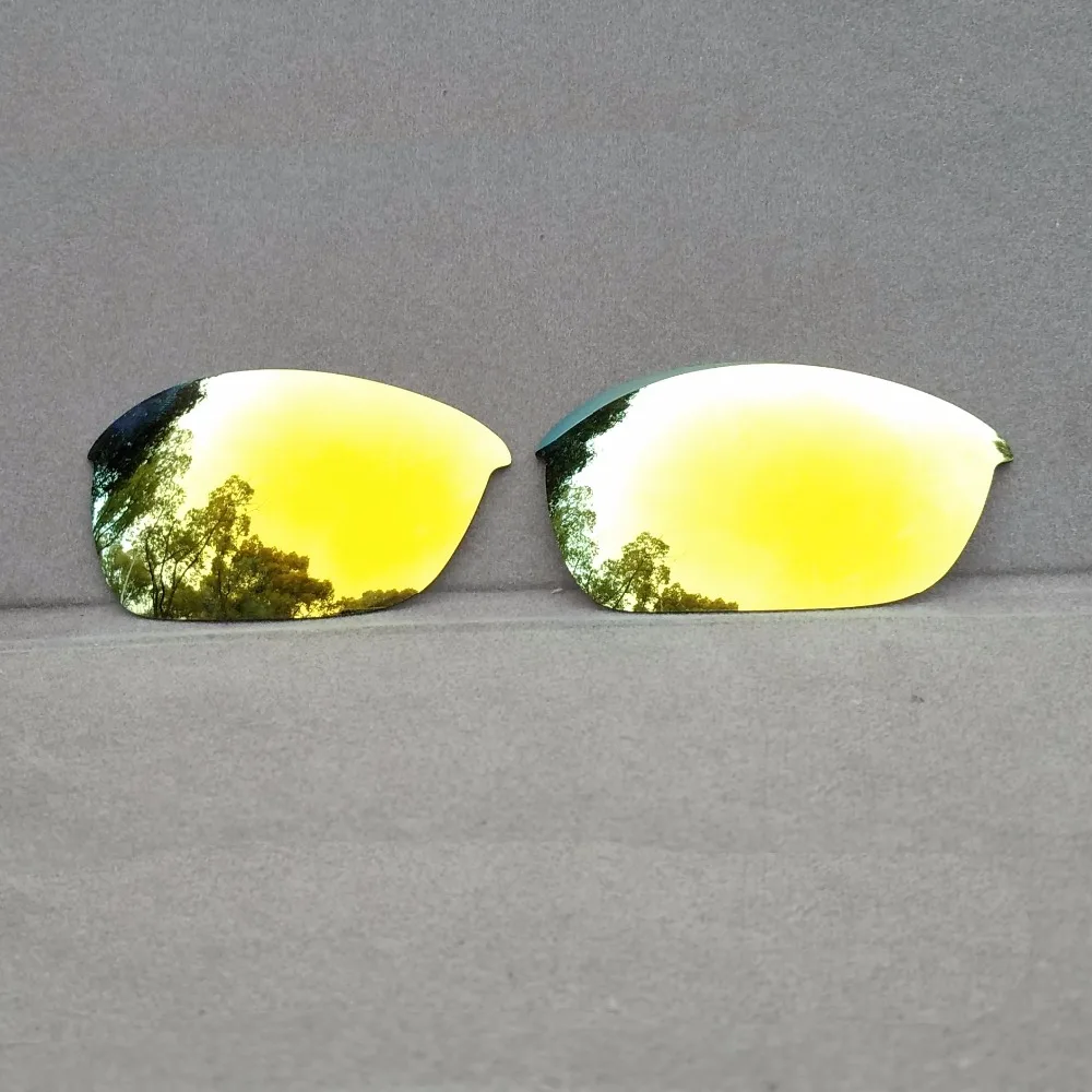 24K Gold Mirror Replacement Lenses for Half Jacket 2.0 Sunglasses Frame 100% UVA & UVB Anti-Reflective
24K Gold Mirror Replacement Lenses for Half Jacket 2.0 Sunglasses Frame 100% UVA & UVB Anti-Reflective
