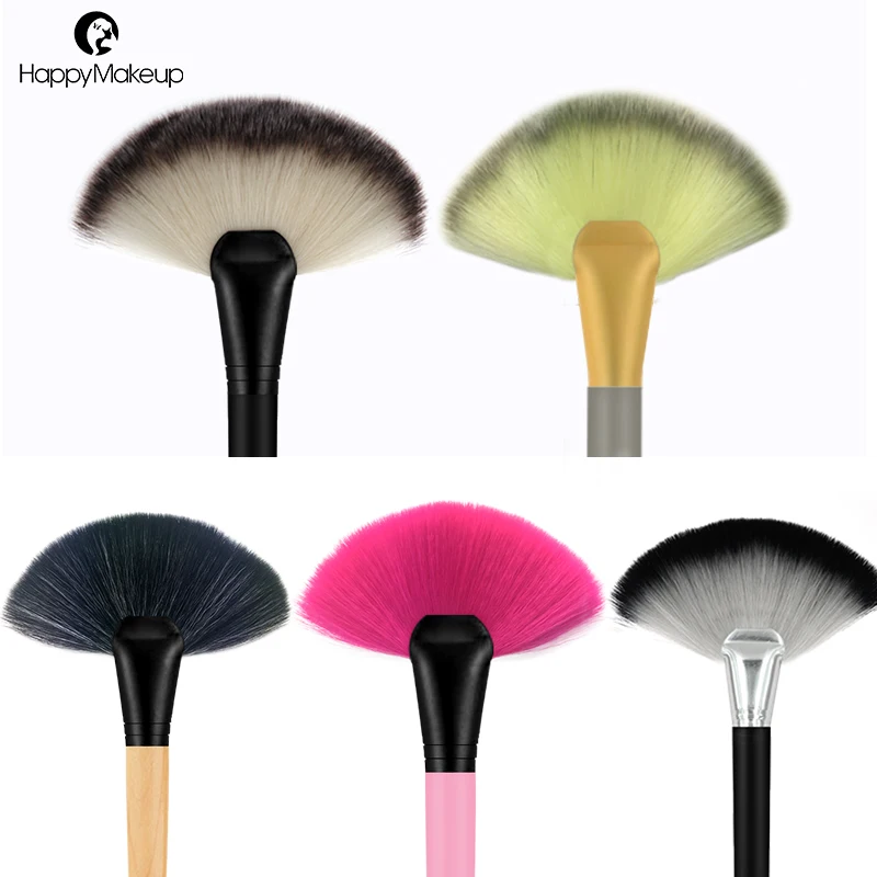 Happy Makeup 1pc Large Makeup Soft Synthetic Fan Brush Cosmetic Face Powder Highlighter Contour Blush Bronzer Foundation Brushes
Happy Makeup 1pc Large Makeup Soft Synthetic Fan Brush Cosmetic Face Powder Highlighter Contour Blush Bronzer Foundation Brushes