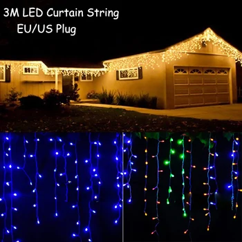 110 / 220V 3.5M LED Curtain String Light 0.3-0.5m Fairy Light for New year Holiday Wedding Party Home Christmas Decoration Light
110 / 220V 3.5M LED Curtain String Light 0.3-0.5m Fairy Light for New year Holiday Wedding Party Home Christmas Decoration Light