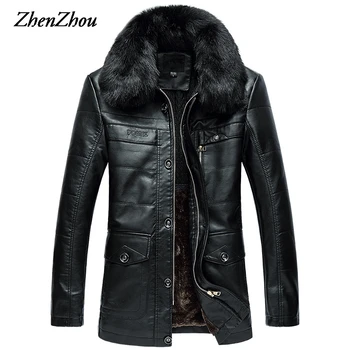 2019 New Long Winter Jacket Mens Leather Jacket Fur Collar Business Solid Fleece Soft Mens Faux Fur Coats Plus Size L-4XL
2019 New Long Winter Jacket Mens Leather Jacket Fur Collar Business Solid Fleece Soft Mens Faux Fur Coats Plus Size L-4XL