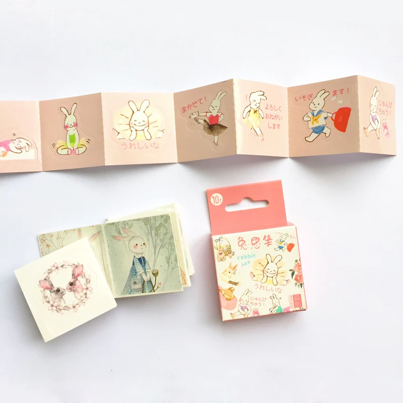 40pcs /Pack Kawaii Rabbit DIY Decorative Stickers Set Diary Phone Bottle Decoration Stick Label
40pcs /Pack Kawaii Rabbit DIY Decorative Stickers Set Diary Phone Bottle Decoration Stick Label