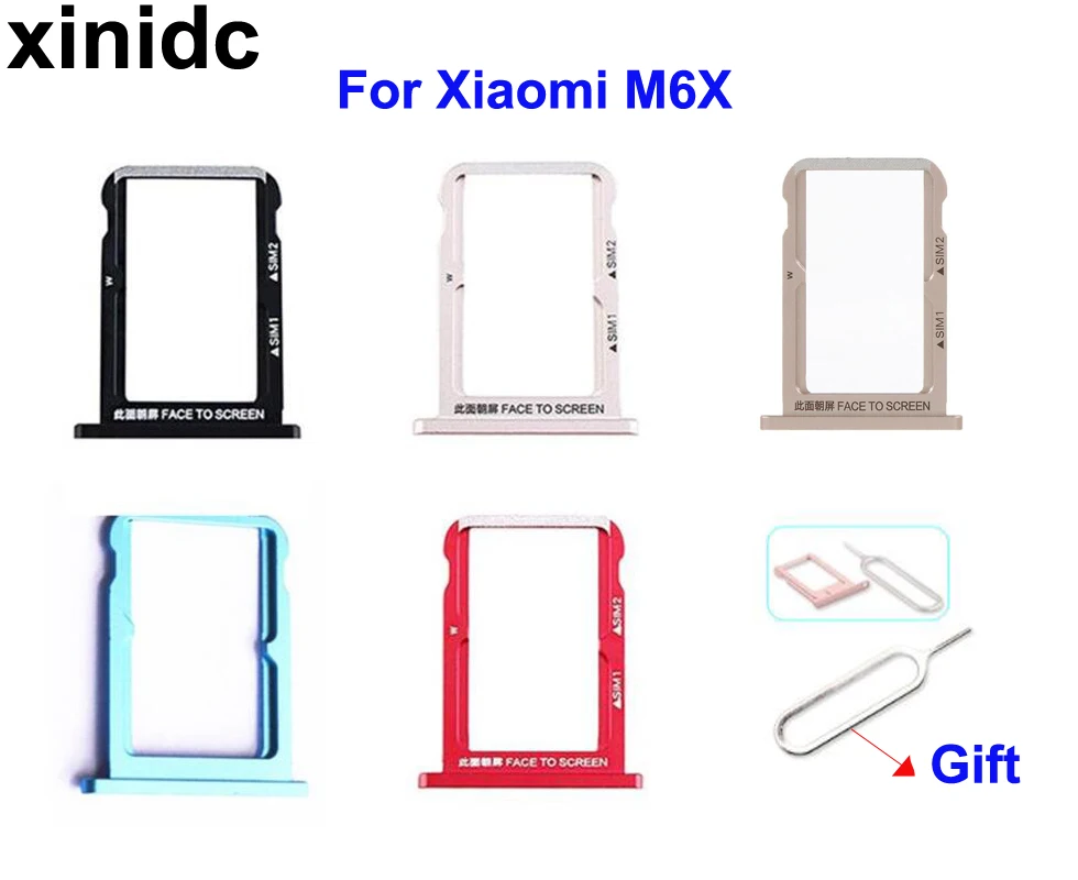 Xinidc 1pcs new For Xiaomi 6X Mi A2 nano Sim Micro SIM Card SD Reader Holder Sim Tray Adapter
Xinidc 1pcs new For Xiaomi 6X Mi A2 nano Sim Micro SIM Card SD Reader Holder Sim Tray Adapter