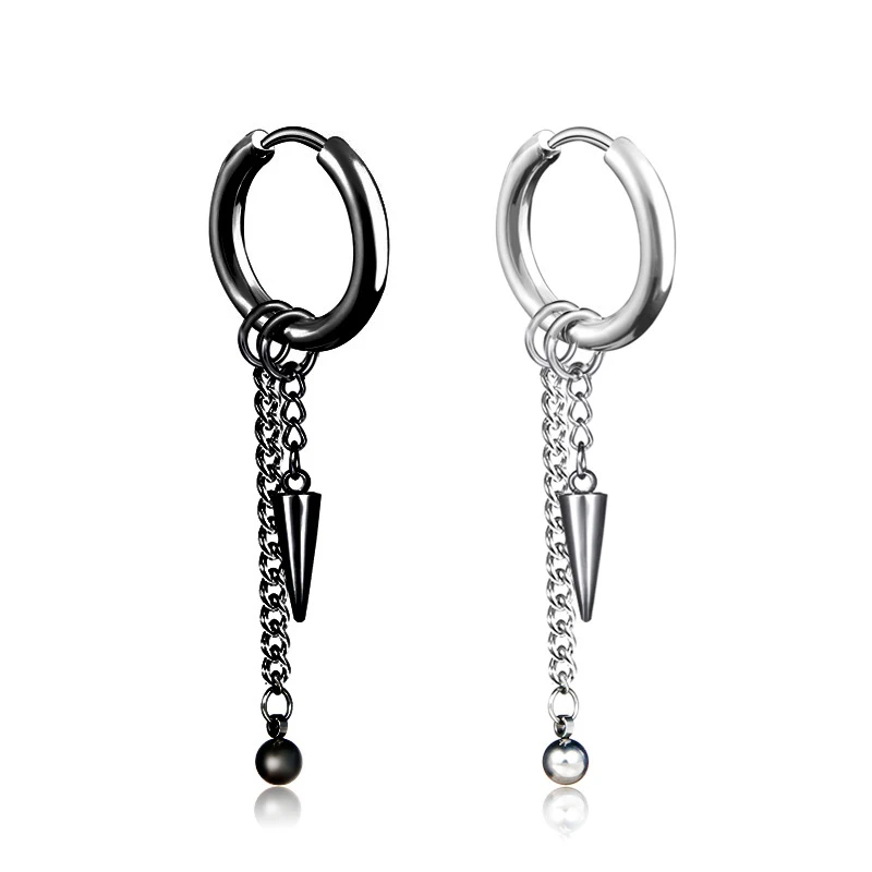 SexeMara Boys Stainless steel Long chain Tassel Earring Punk Men Women Pierced/No piercing earrings Street pop ear jewelry
SexeMara Boys Stainless steel Long chain Tassel Earring Punk Men Women Pierced/No piercing earrings Street pop ear jewelry