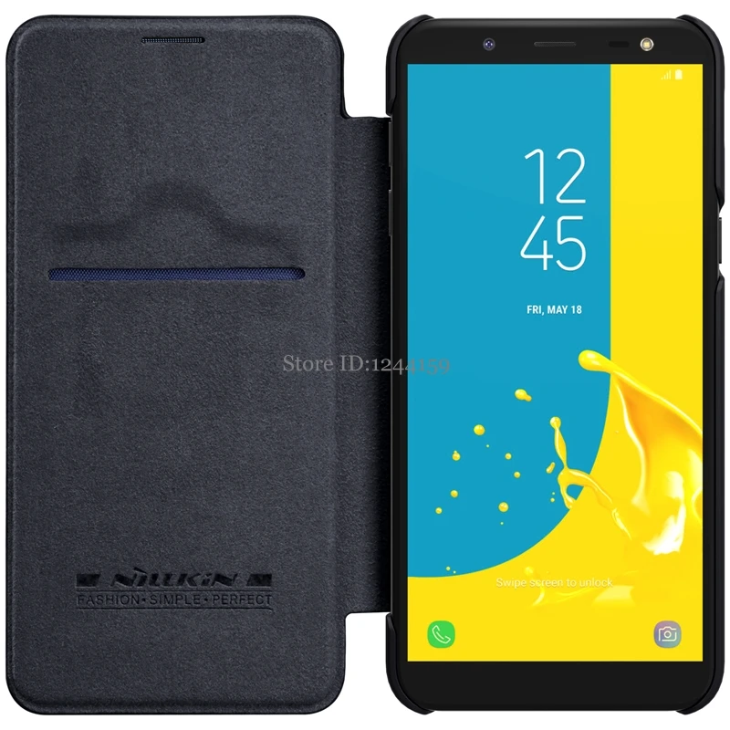 Genuine Flip Leather Case for Samsung Galaxy J6 2018 Case NILLKIN Qin Series Smart Case Cover For Samsung J6 2018 Phone Cover
Genuine Flip Leather Case for Samsung Galaxy J6 2018 Case NILLKIN Qin Series Smart Case Cover For Samsung J6 2018 Phone Cover