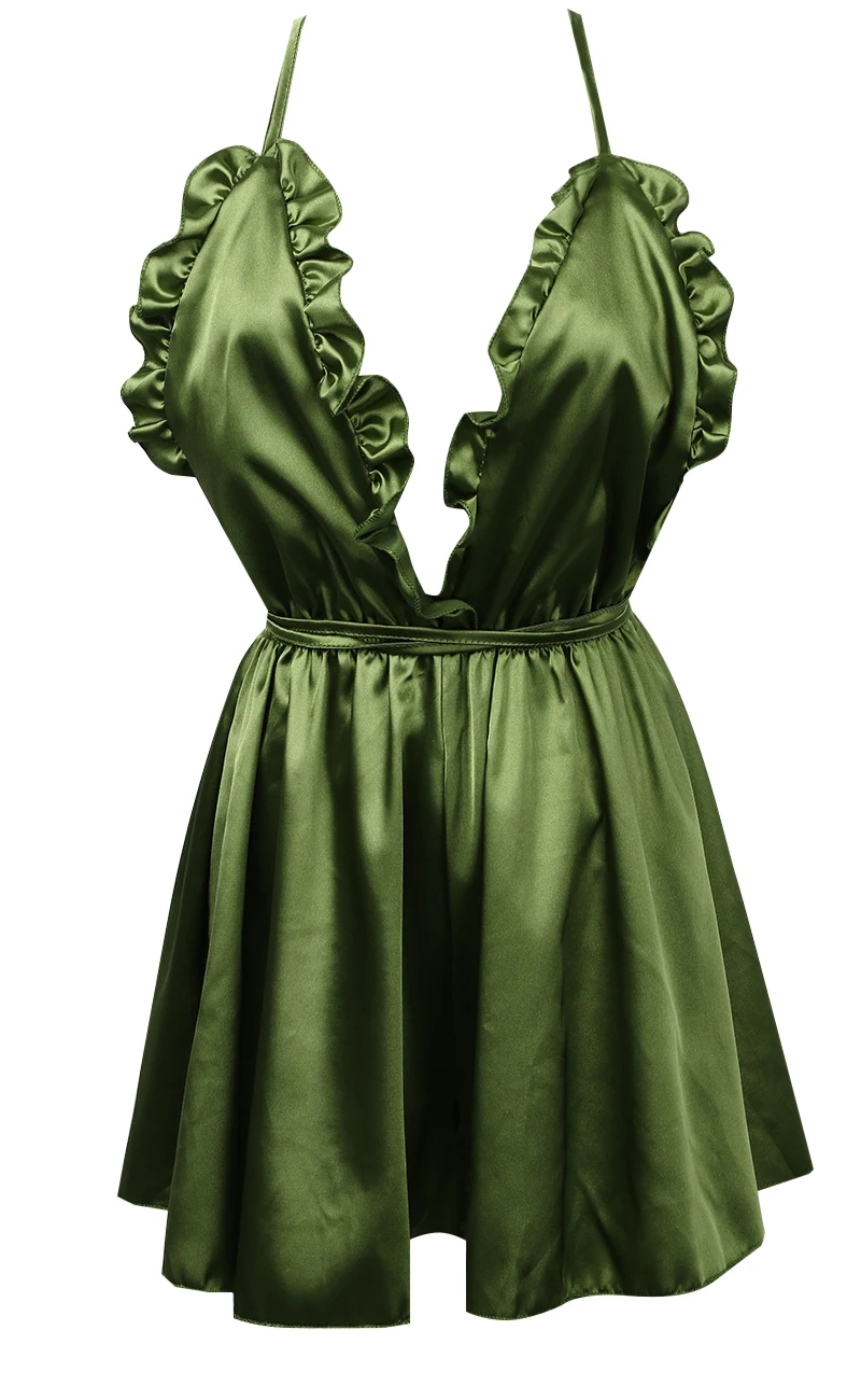 Summer Home Tracksuit Patchwork Pleated Ruffle Cross Strap Low Backless Sexy One Piece Jumpsuit Satin Silk Romper Robe Playsuit
Summer Home Tracksuit Patchwork Pleated Ruffle Cross Strap Low Backless Sexy One Piece Jumpsuit Satin Silk Romper Robe Playsuit