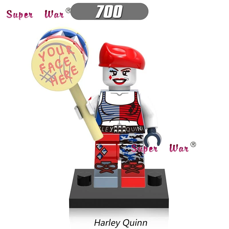 Single super heroes marvel dc comics Harley Quinne superman building blocks models bricks toys for children kits
Single super heroes marvel dc comics Harley Quinne superman building blocks models bricks toys for children kits