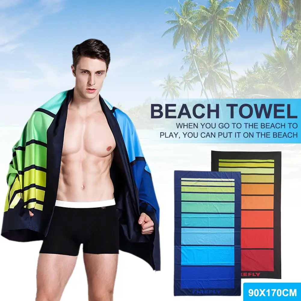 Winthome 2 Pack Microfiber Beach Towels Set- Lightweight Large Travel Towel (stripe)
Winthome 2 Pack Microfiber Beach Towels Set- Lightweight Large Travel Towel (stripe)