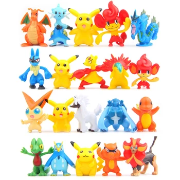 10pcs/lot Cute Pikachu Figures Toys Pikachu PVC Action Figure Model Toys Random Delivery 4-5cm for Kids Children Gifts
10pcs/lot Cute Pikachu Figures Toys Pikachu PVC Action Figure Model Toys Random Delivery 4-5cm for Kids Children Gifts