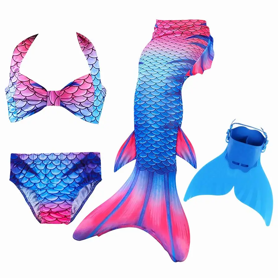 Children Swimmable Mermaid Tail With Monofin Fin Bikinis Set Girls Kids Swimsuit Mermaid Tail Costume Cosplay for Girl Swimming
Children Swimmable Mermaid Tail With Monofin Fin Bikinis Set Girls Kids Swimsuit Mermaid Tail Costume Cosplay for Girl Swimming