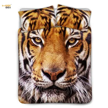 HUGSIDEA Warmer Soft Duvet Cover Sets Pillowcases Cool Animal Tiger 3D Print Bedding Set for Kids Bedroom Decor with Zipper 2019
HUGSIDEA Warmer Soft Duvet Cover Sets Pillowcases Cool Animal Tiger 3D Print Bedding Set for Kids Bedroom Decor with Zipper 2019