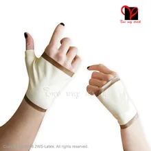 Latex Short Gloves Rubber Wrist Length Mittens Fingerless Gauntlet hand wear catsuit plus size latex gloves ST-023
Latex Short Gloves Rubber Wrist Length Mittens Fingerless Gauntlet hand wear catsuit plus size latex gloves ST-023