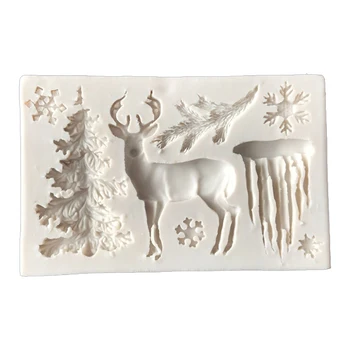Hot Christmas Tree Elk Snowflake Silicone Cake Mold Chocolate Jelly Baking Mould Sugar Craft Tools Fondant Cake Decorating
Hot Christmas Tree Elk Snowflake Silicone Cake Mold Chocolate Jelly Baking Mould Sugar Craft Tools Fondant Cake Decorating