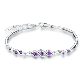 NEHZY 925 sterling silver woman Bracelet new fashion lovely heart-shaped princess purple crystal fine jewelry
NEHZY 925 sterling silver woman Bracelet new fashion lovely heart-shaped princess purple crystal fine jewelry