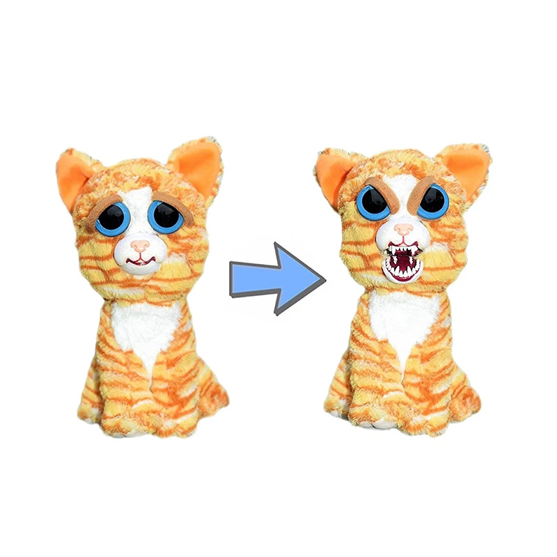 Feisty Pets Funny Change Face Plush Toys Animal Dolls Children Toys   For Girls  Prank Toy Christmas Gift Fast Shipping (2)