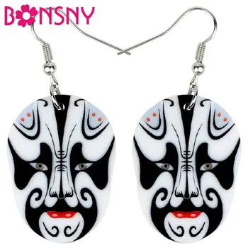Bonsny Acrylic Chinese Beijing Opera Mask Earrings Drop Dangle Fashion Ethnic Jewelry For Women Girls Teens Charms Accessories
Bonsny Acrylic Chinese Beijing Opera Mask Earrings Drop Dangle Fashion Ethnic Jewelry For Women Girls Teens Charms Accessories